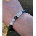 Faceted Tourmaline Quartz and Tourmaline Bracelet by Rock My Zen